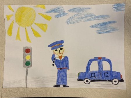 Рисунки ГИБДД на конкурс