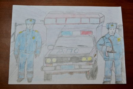 Светофор рисунок