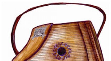 Старинные гусли рисунок