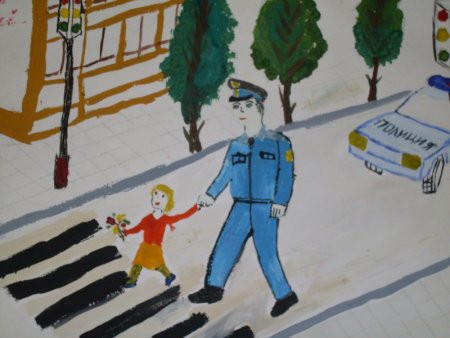 Полицейский мультяшный