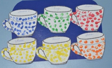 Рисование чайный сервиз в старшей группе Колдина