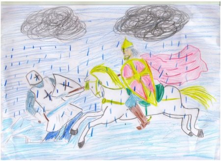 Ледовое побоище для срисовки