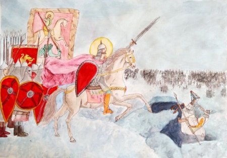 Александр Невский Ледовое побоище