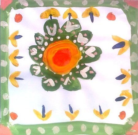 Распиши платок для мамы