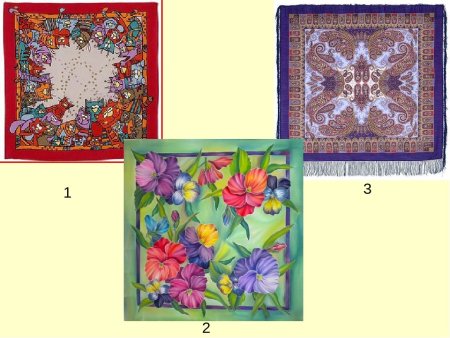 Аппликация платок