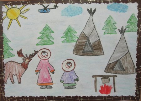 Югра рисунки Ханты манси