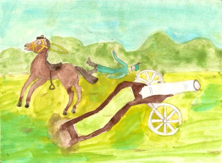 Бородино рисунки детей