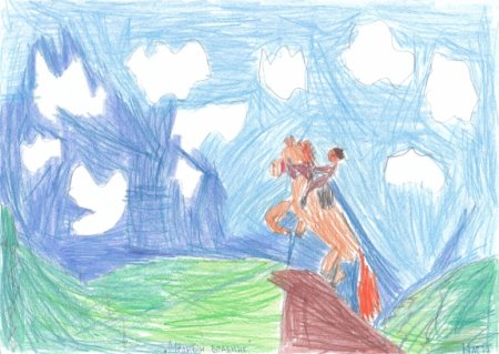 Иллюстрация к медному всаднику детская