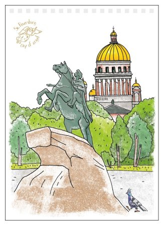 Исаакиевский собор и медный всадник