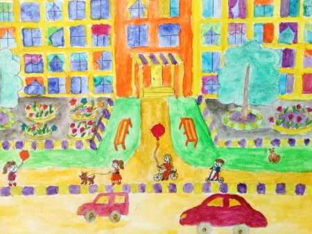 Рисование моя улица