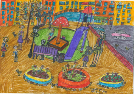 Двор глазами ребенка