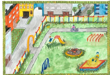 Рисунок мой двор