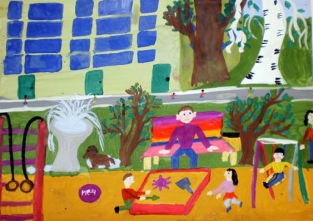 Двор глазами ребенка