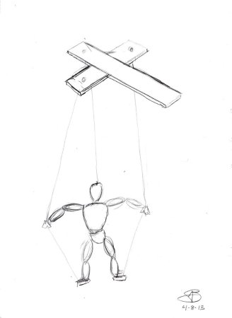 Эскиз куклы для театра