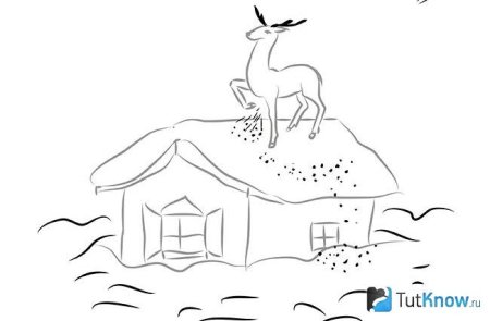 Иллюстрация к сказке серебряное копытце нарисовать пошагово