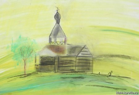 Кижи карандашом