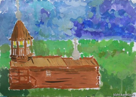 Детский рисунок памятник архитектуры