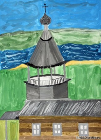 Кижи рисунки детей