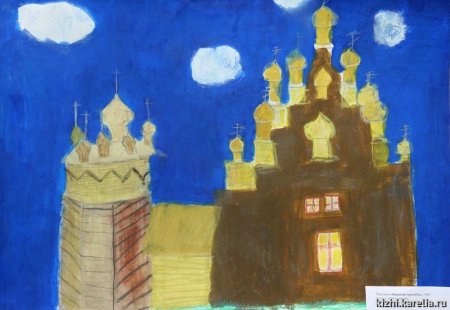 Кижи детские рисунки
