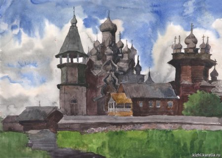 Кижи Карелия картина