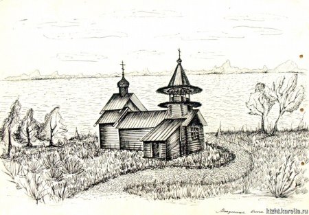 Кижи иллюстрация