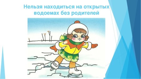 Опасности зимой рисование