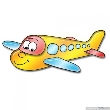 Самолет мультяшка