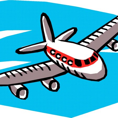 Самолет мультяшный