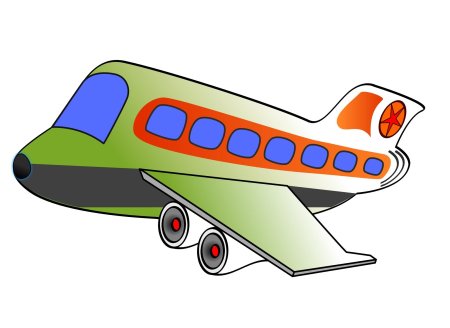 Рисования самалёт для детсад