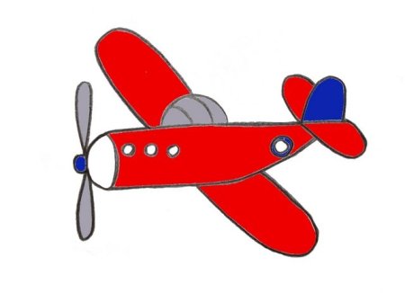 Самолеты. Раскраска