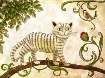 Рисунок кота Баюна