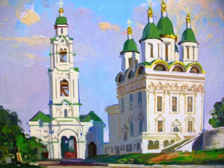 Астраханский Кремль рисунок