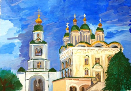 Астраханские достопримечательности рисунки