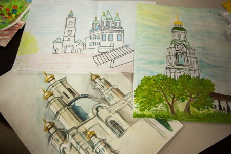 Астраханский Кремль рисунок