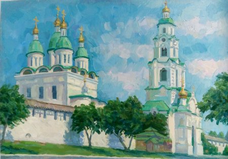 Астраханский Кремль живопись