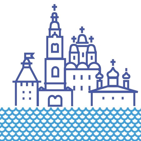 Астраханский Кремль контур