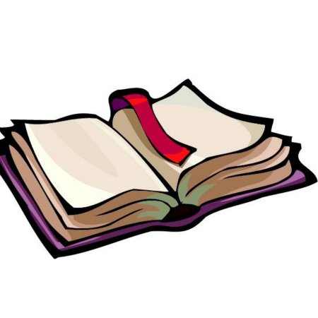 Раскрытая книга мультяшная