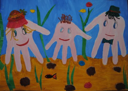 Моя семья рисунки детей