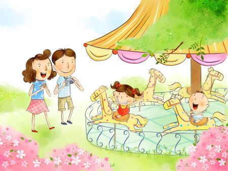 Сюжетная картина семья