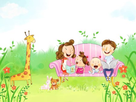 Рисунок на тему семья