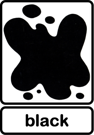 Black Color for Kids