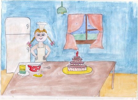 Рисунок моя будущая профессия повар