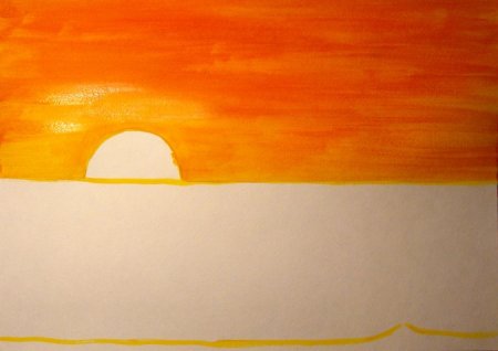 Теплые тона в рисовании