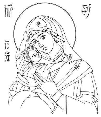 Прориси икон Пресвятой Богородицы