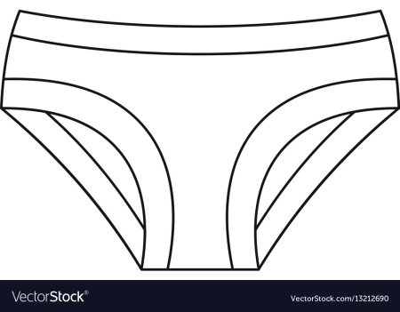 Нижнее белье раскраска для детей