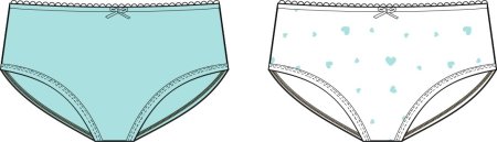 Женские трусы иллюстрация