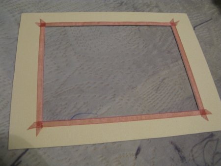 Рамка для этикетки прямоугольная