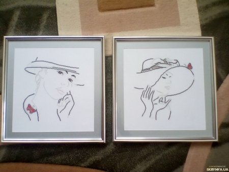 Бумажная рамка паспарту