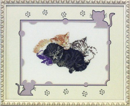 Паспарту с цветным срезом