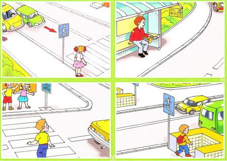 Рисование дорога и светофор с детьми